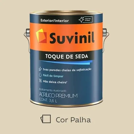 Suvinil Toque de Seda Cor Palha